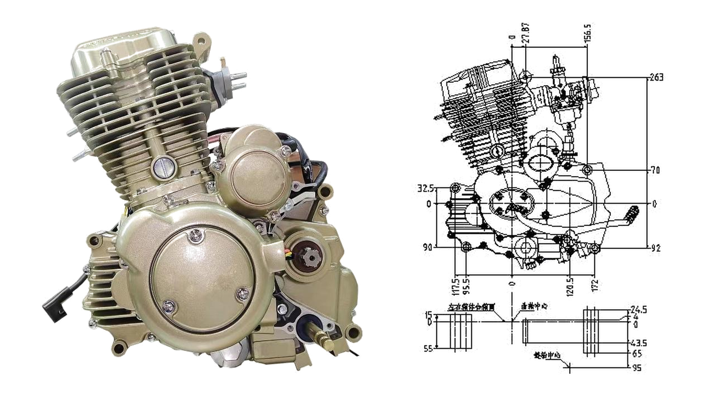 CGP250 发动机 产品悬挂图